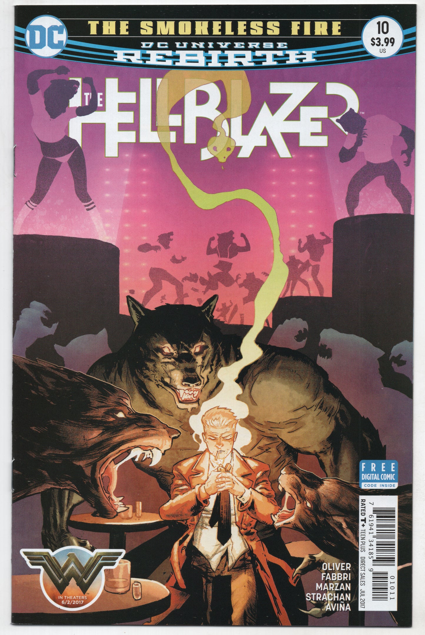 HELLBLAZER #10 A DC 2017 Riley Rossmo Simon Oliver - Golden Apple Comics