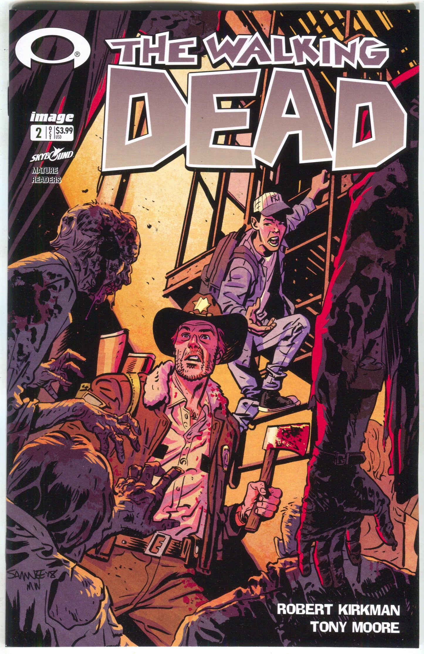 Walking Dead 2 Image 2018 15th Anniversary Chris Samnee Color Variant Blind Bag - Golden Apple Comics
