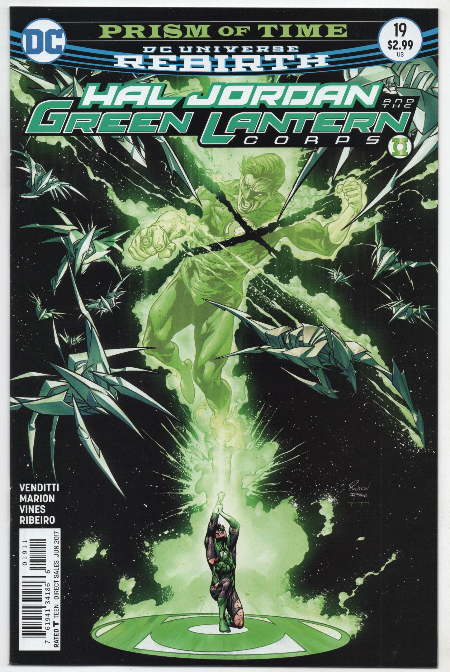 HAL JORDAN AND THE GREEN LANTERN CORPS #19 A DC 2017 Robson Rocha Robert Venditti - Golden Apple Comics
