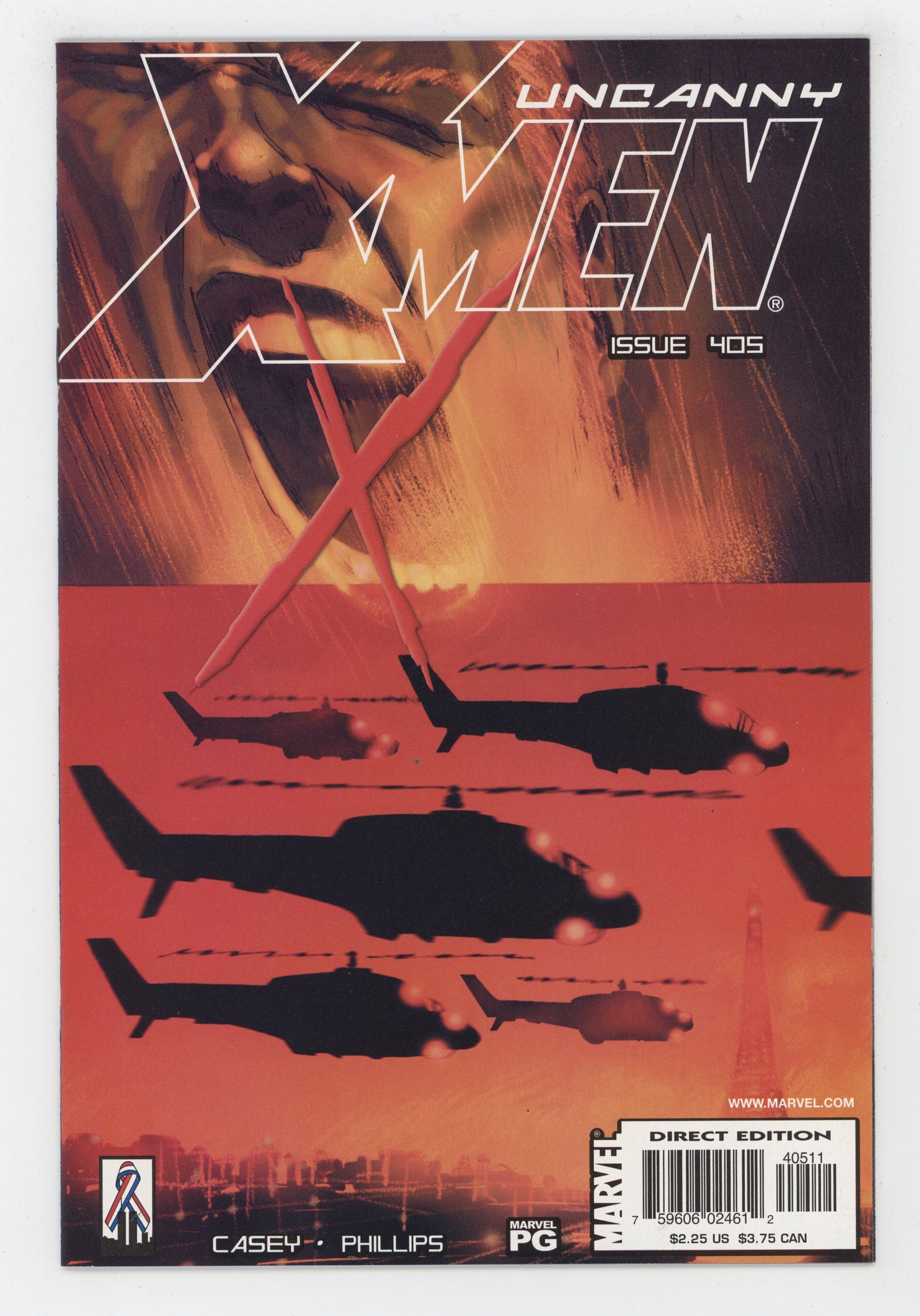 Uncanny X-Men 405 Marvel 2002 Sean Phillips - Golden Apple Comics