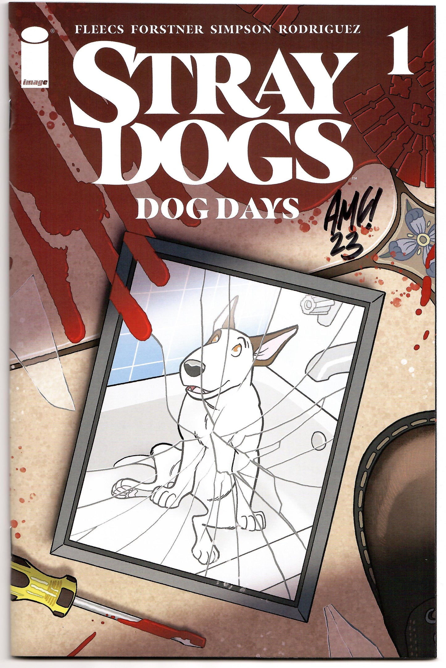 Stray Dogs Dog Days #1 (Of 2) A SIGNED Tony Fleecs (12/29/2021) Image - Golden Apple Comics