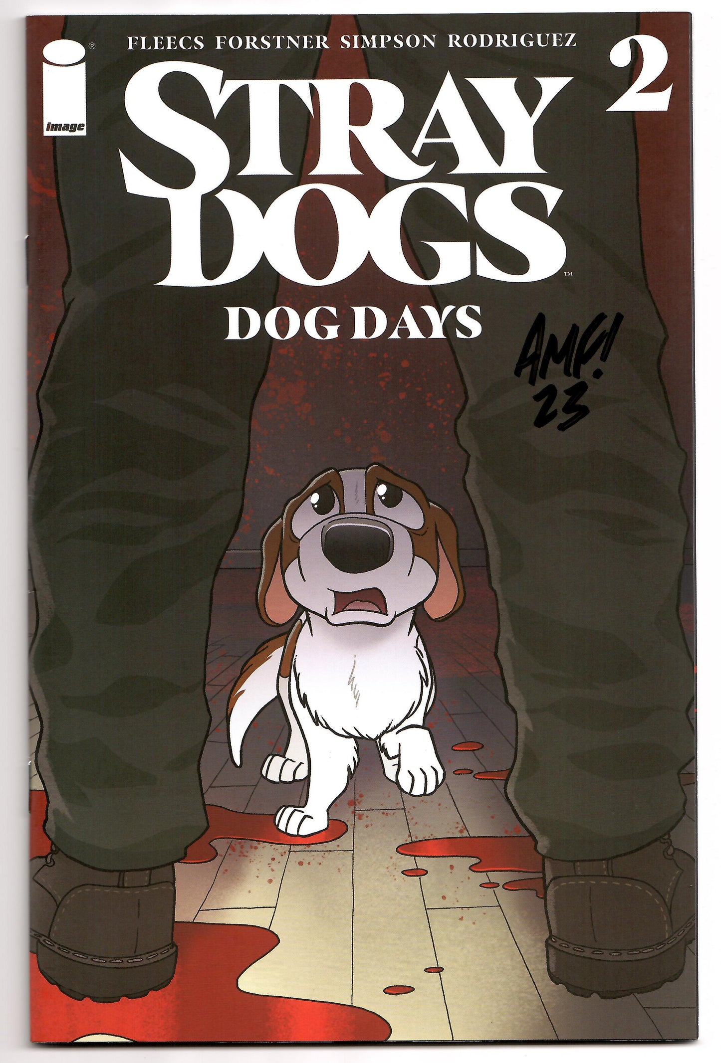 Stray Dogs Dog Days #2 (Of 2) A Tony Fleecs SIGNED (01/26/2022) Image - Golden Apple Comics