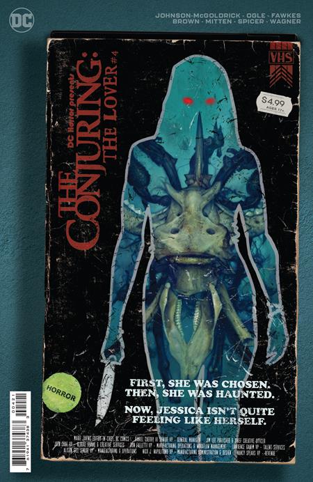 Dc Horror Presents The Conjuring The Lover #4 (Of 5) B Ryan Brown Movie Poster Card Stock Variant (M (09/07/2021) Dc