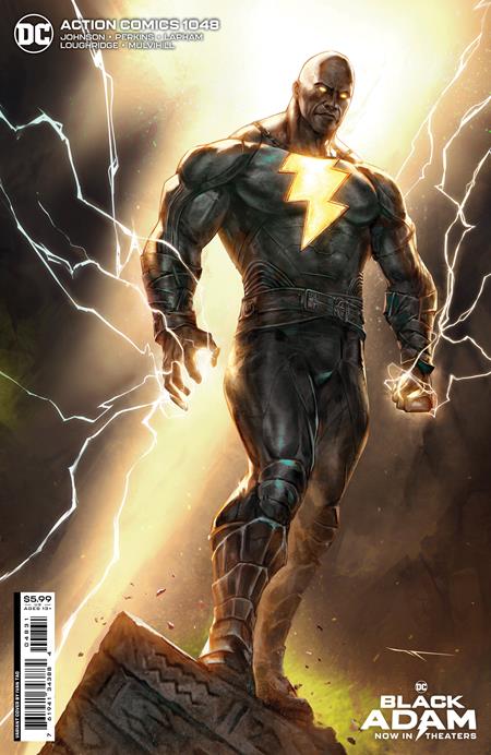 Superman Action Comics #1048 C Ivan Tao Black Adam Movie Card Stock Variant (Kal-El Returns) (10/25/2022) Dc