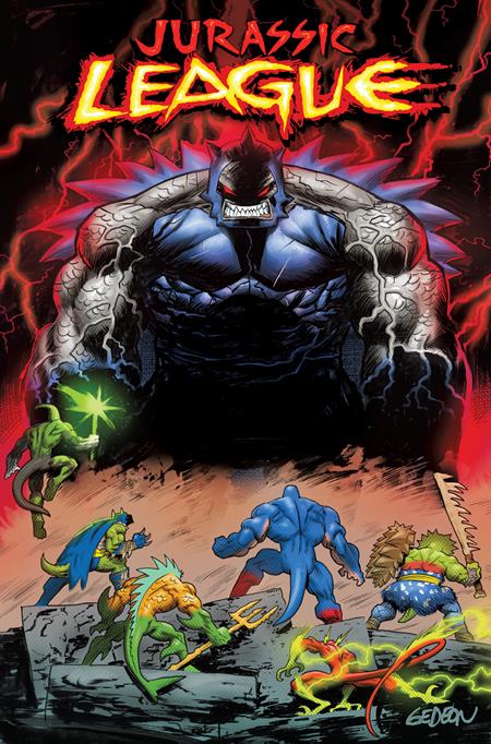 Jurassic League #6 (Of 6) B Juan Gedeon Card Stock Variant (10/11/2022) Dc - Golden Apple Comics