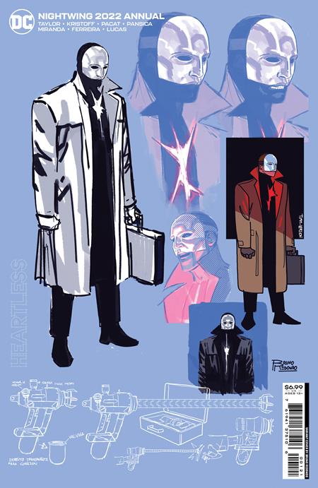 Nightwing 2022 Annual #1 B Bruno Redondo Heartless Design Variant (11/29/2022) Dc