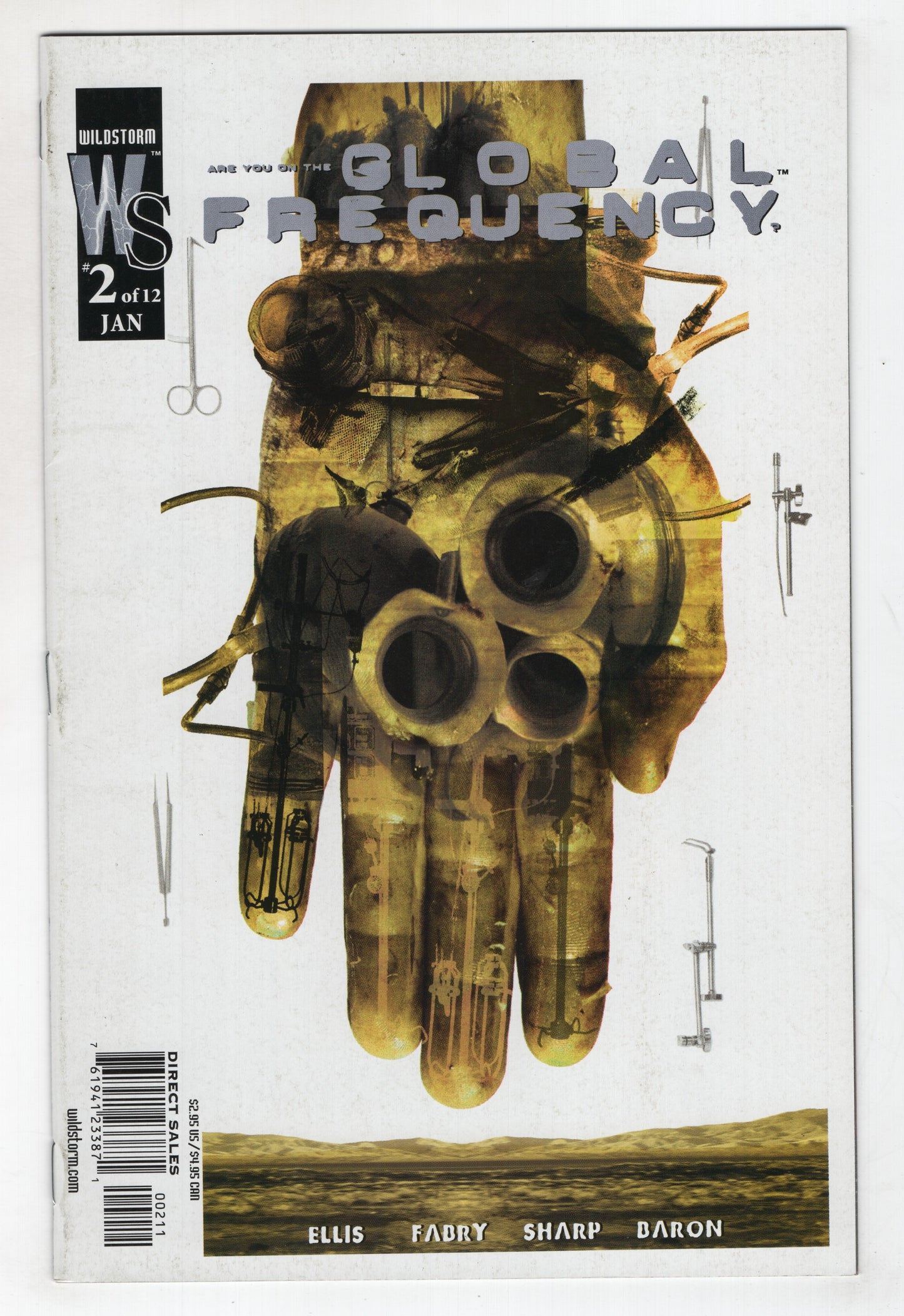 Global Frequency 2 Wildstorm 2003 VF Brian Wood Warren Ellis - Golden Apple Comics