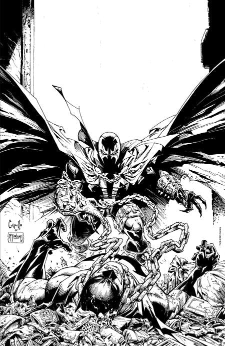 Batman Spawn #1 (One Shot) P 1:666 Todd Mcfarlane Signed Variant (12/13/2022) Dc