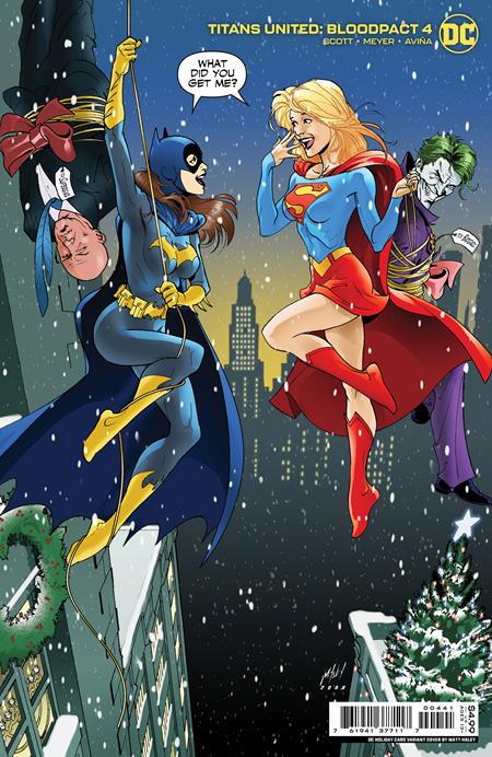 Titans United Bloodpact #4 (Of 6) C Matt Haley Dc Holiday Card GGA Rope Bondage Variant (12/20/2022) Dc