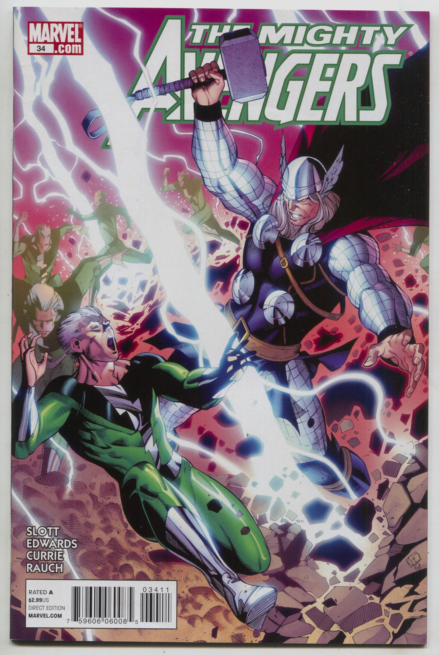 Mighty Avengers 34 A Marvel 2010 NM KHOI PHAM - Golden Apple Comics