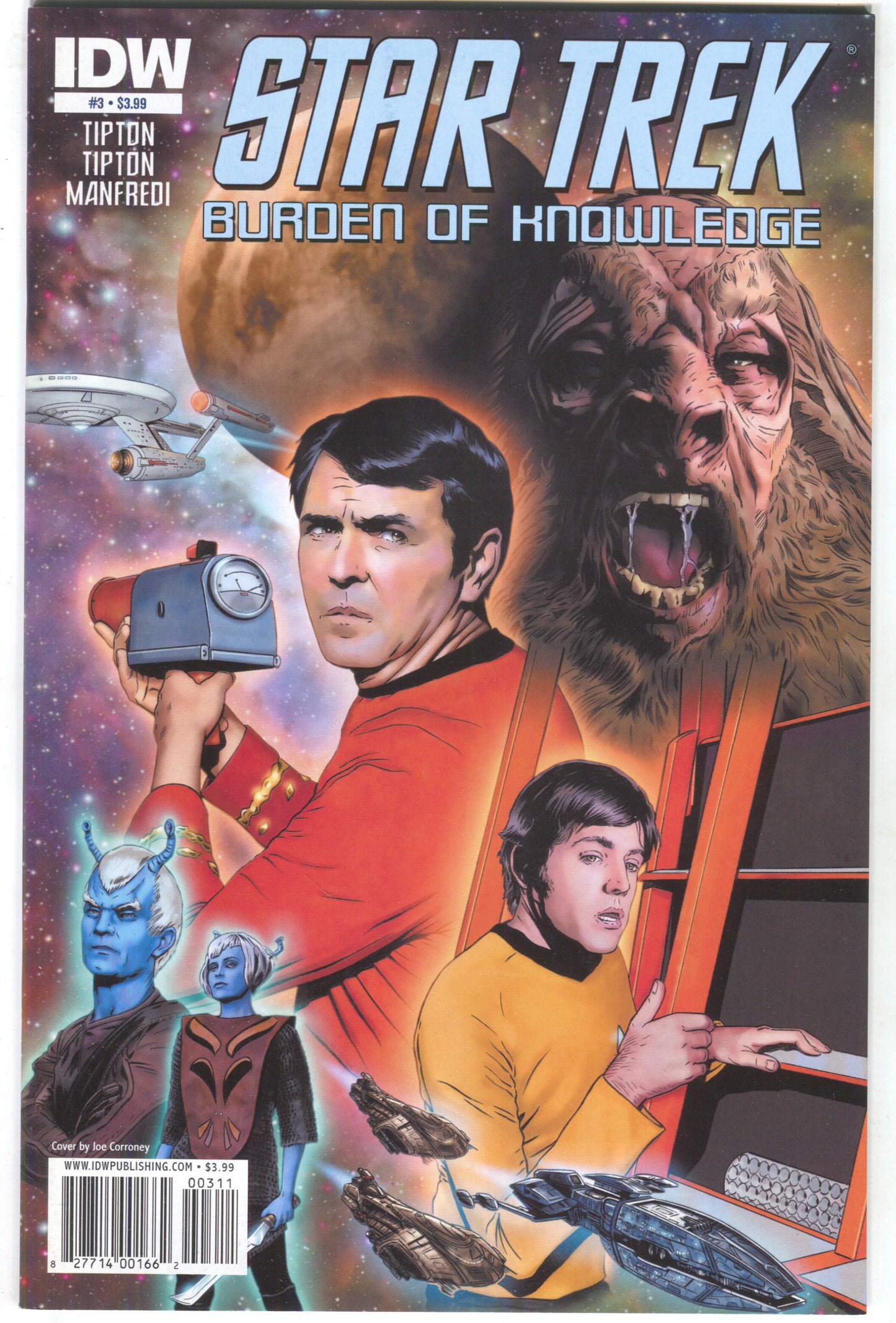 Star Trek Burden Of Knowledge 3 A IDW 2010 NM Joe Corroney - Golden Apple Comics