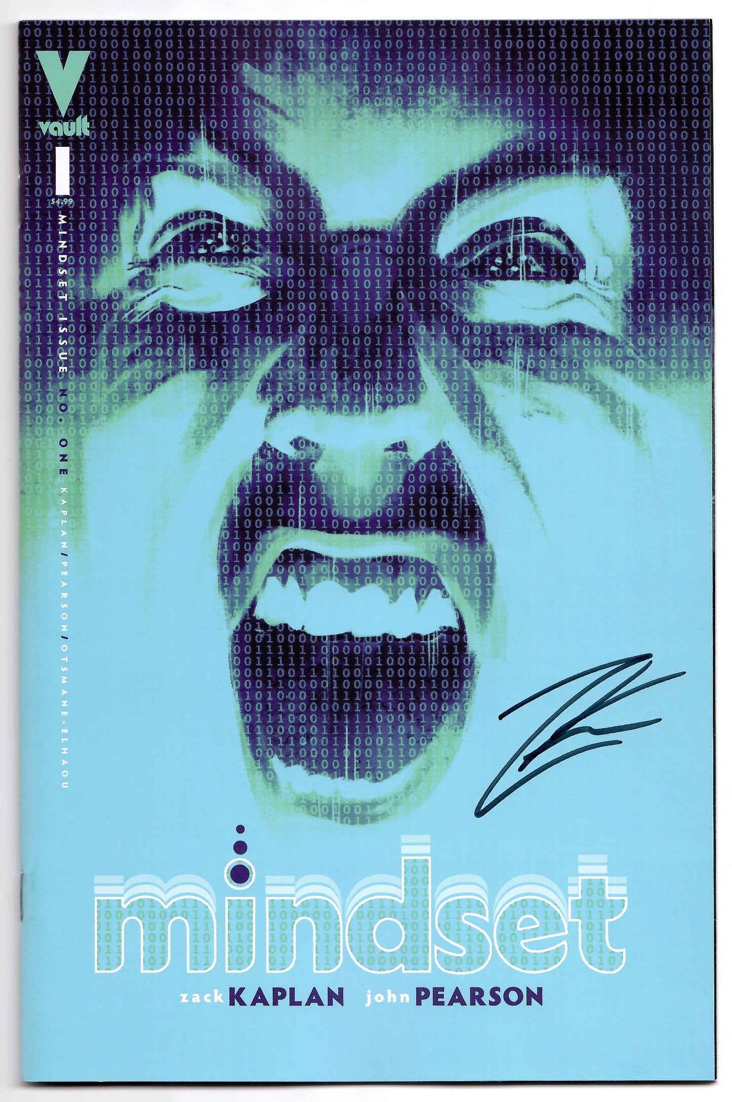 Mindset #1 G 1:75 Jacob Phillips Variant SIGNED Zack Kaplan (06/29/2022) Vault