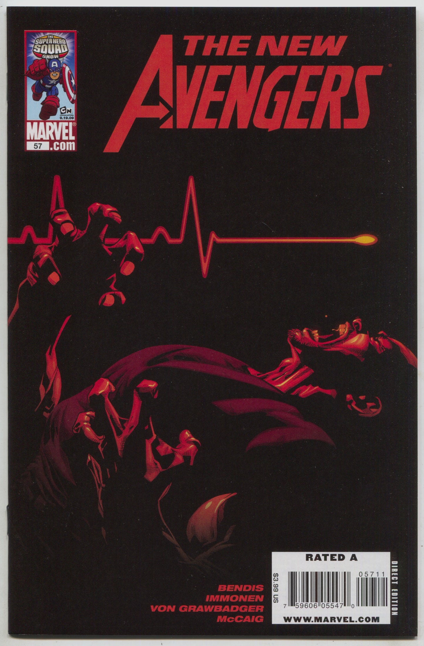New Avengers 57 A Marvel 2009 NM Stuart Immonen Luke Cage - Golden Apple Comics