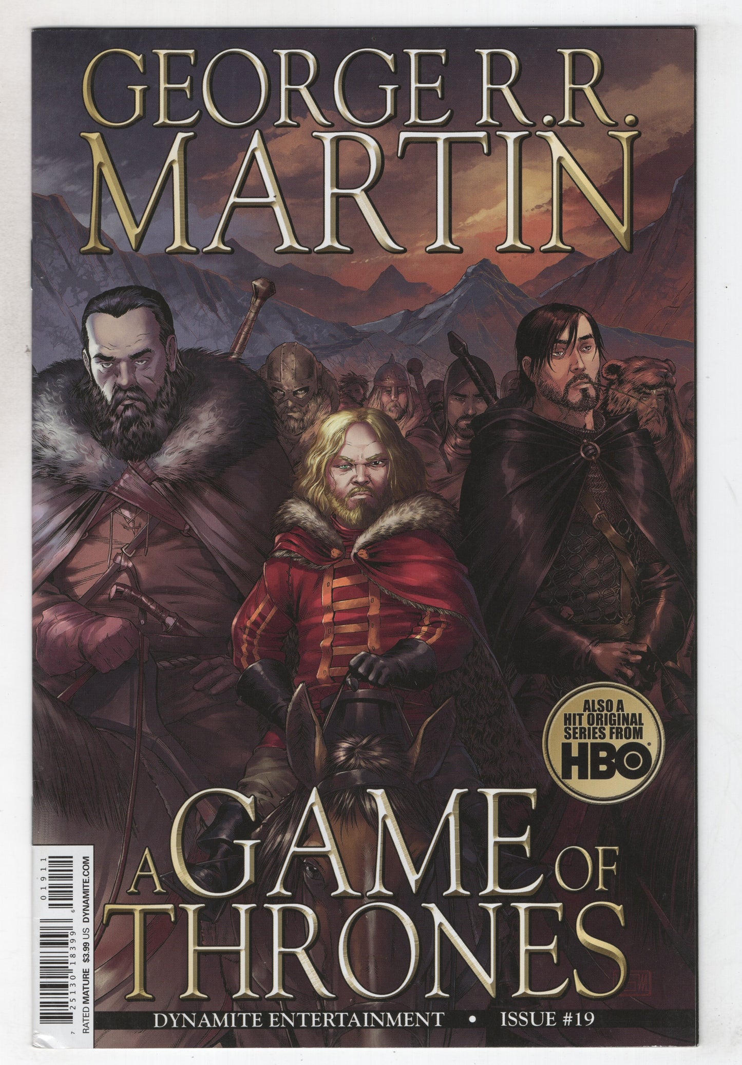 Game Of Thrones 19 Dynamite 2014 VF George RR Martin Mike Miller - Golden Apple Comics
