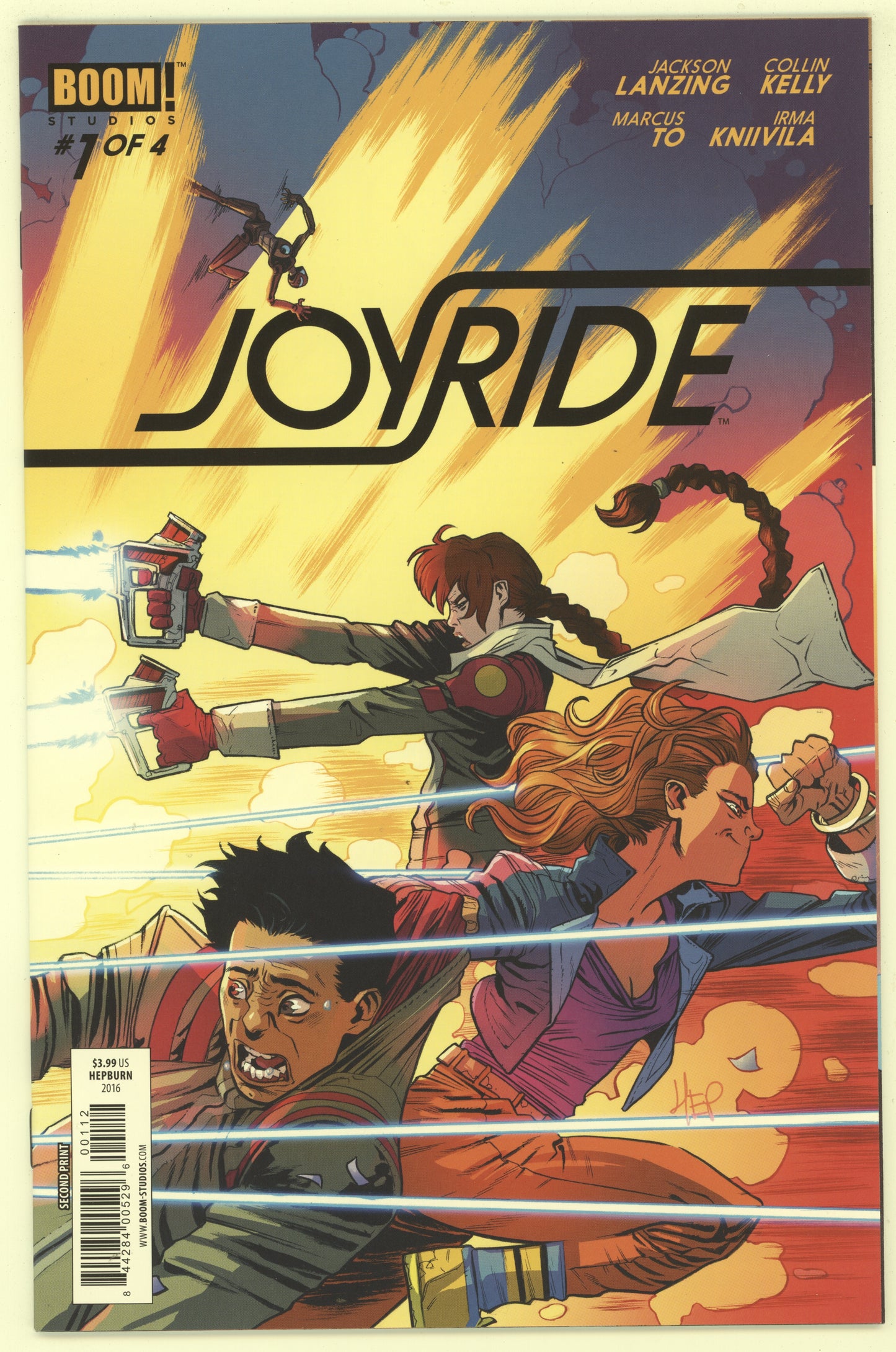 Joyride 1 Boom 2016 NM 2nd Print Scott Hepburn Variant - Golden Apple Comics