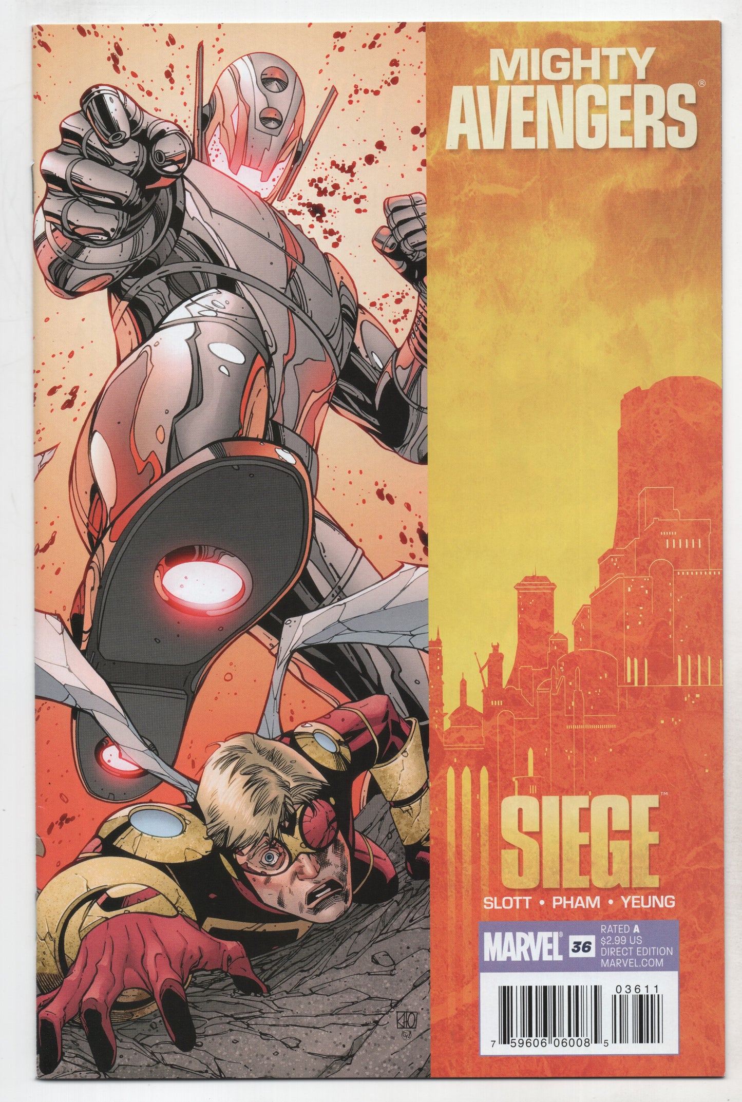 Mighty Avengers 36 Marvel 2010 NM Siege Khoi Pham