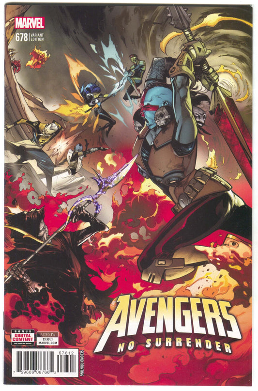 Avengers 678 Marvel 2018 NM 2nd Print Pepe Larraz Variant