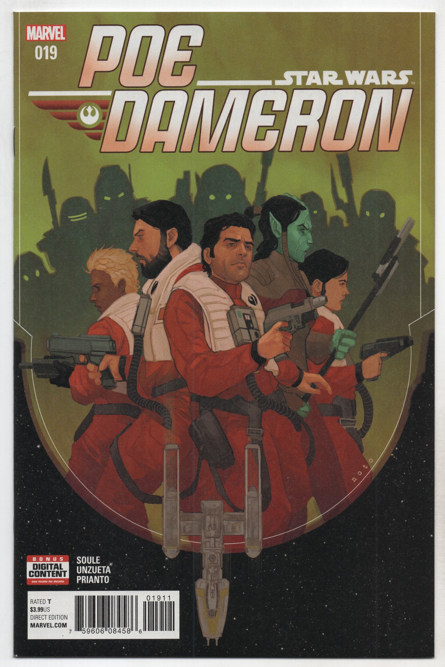 Star Wars Poe Dameron #19 A Marvel 2017 Phil Noto Charles Soule - Golden Apple Comics