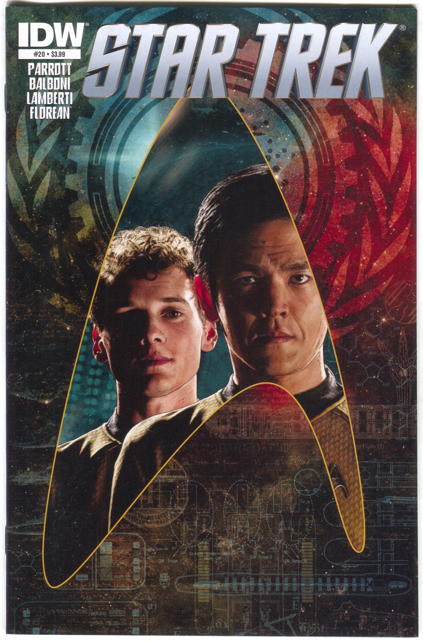 Star Trek 20 A IDW 2013 NM Tim Bradstreet - Golden Apple Comics