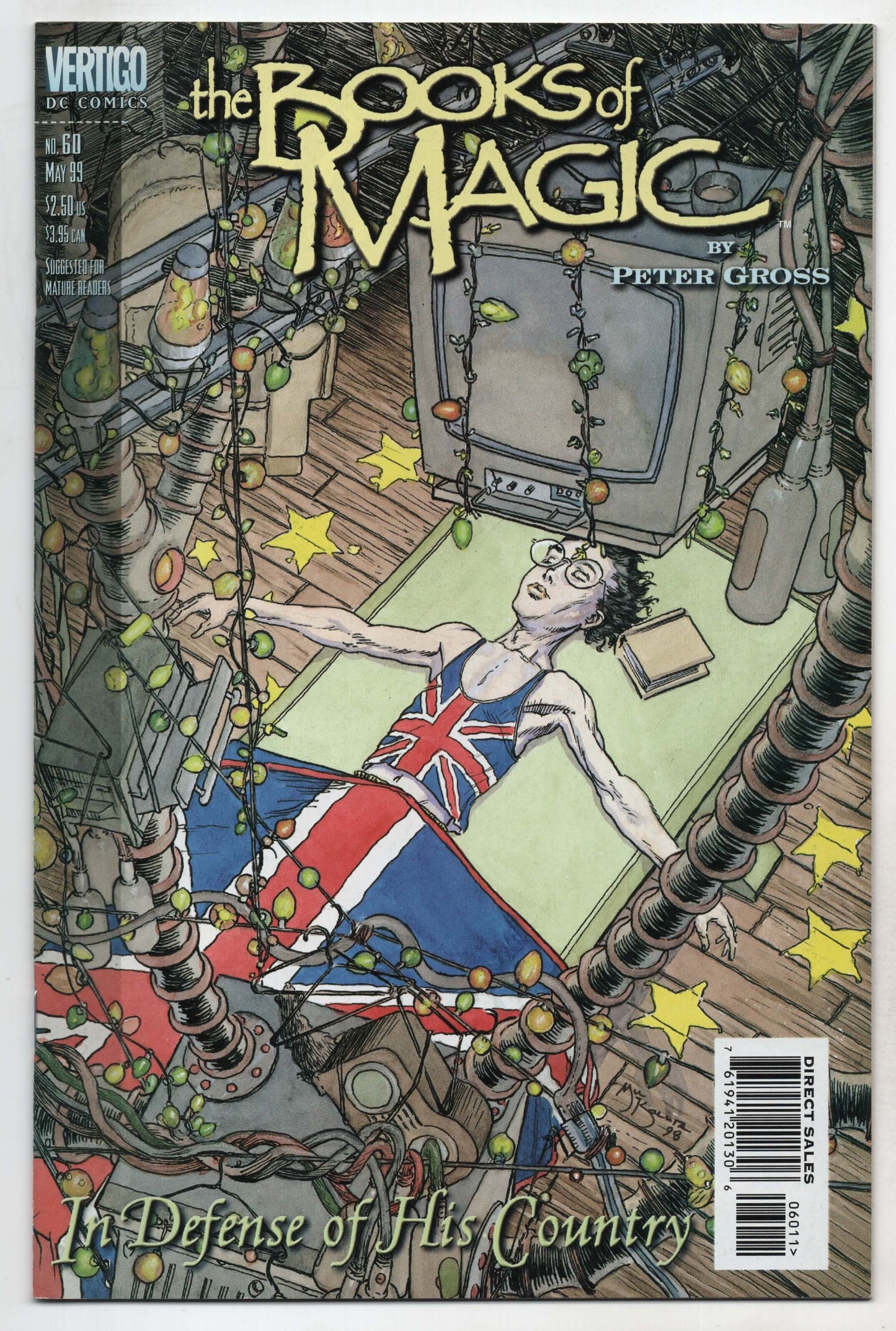 Books Of Magic 60 DC Vertigo 1999 NM Tim Hunter Mike Kulata