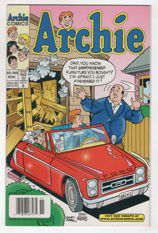 Archie 465 1994 NM- Stan Goldberg FORD Car Newsstand