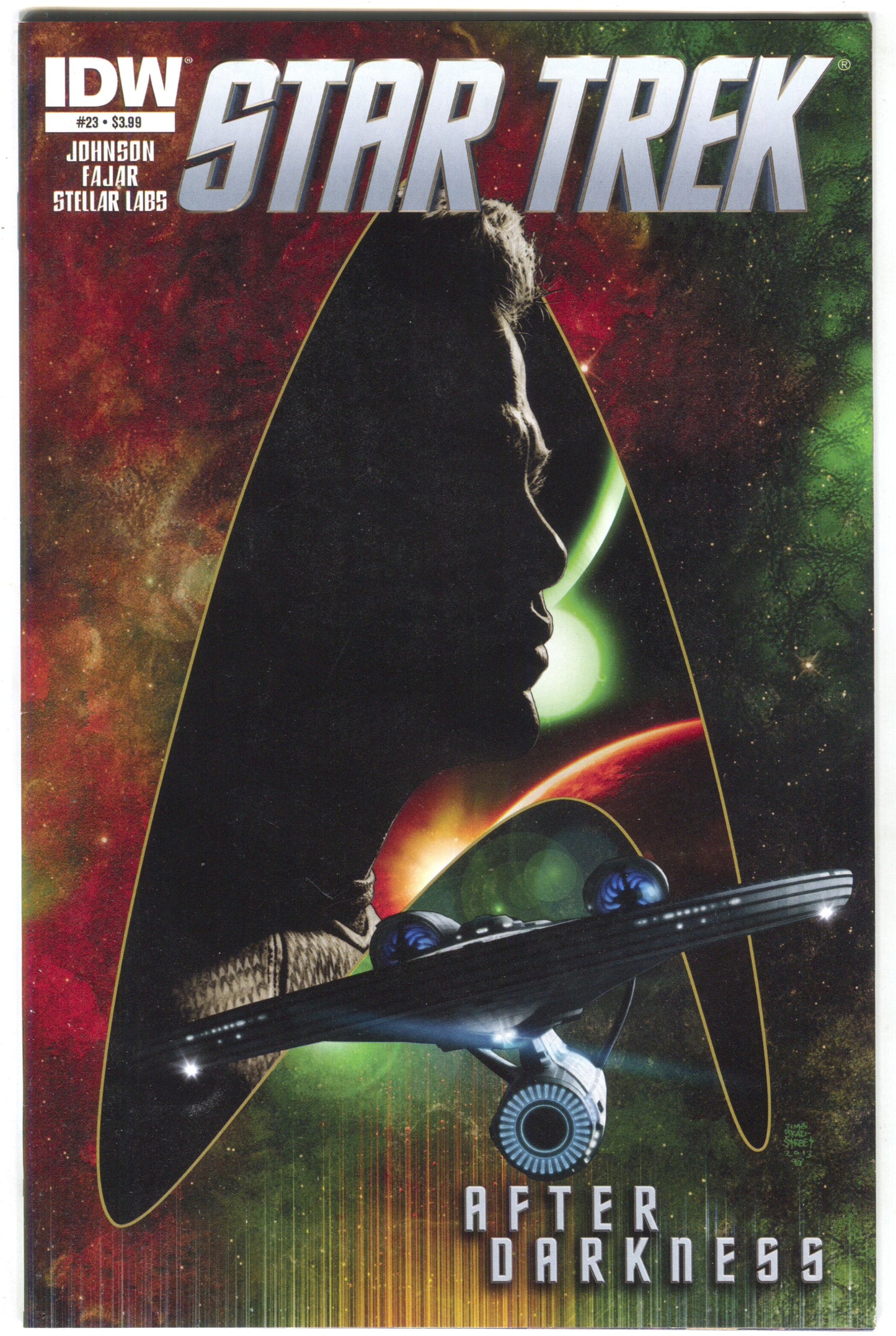 Star Trek 23 A IDW 2013 NM Tim Bradstreet - Golden Apple Comics