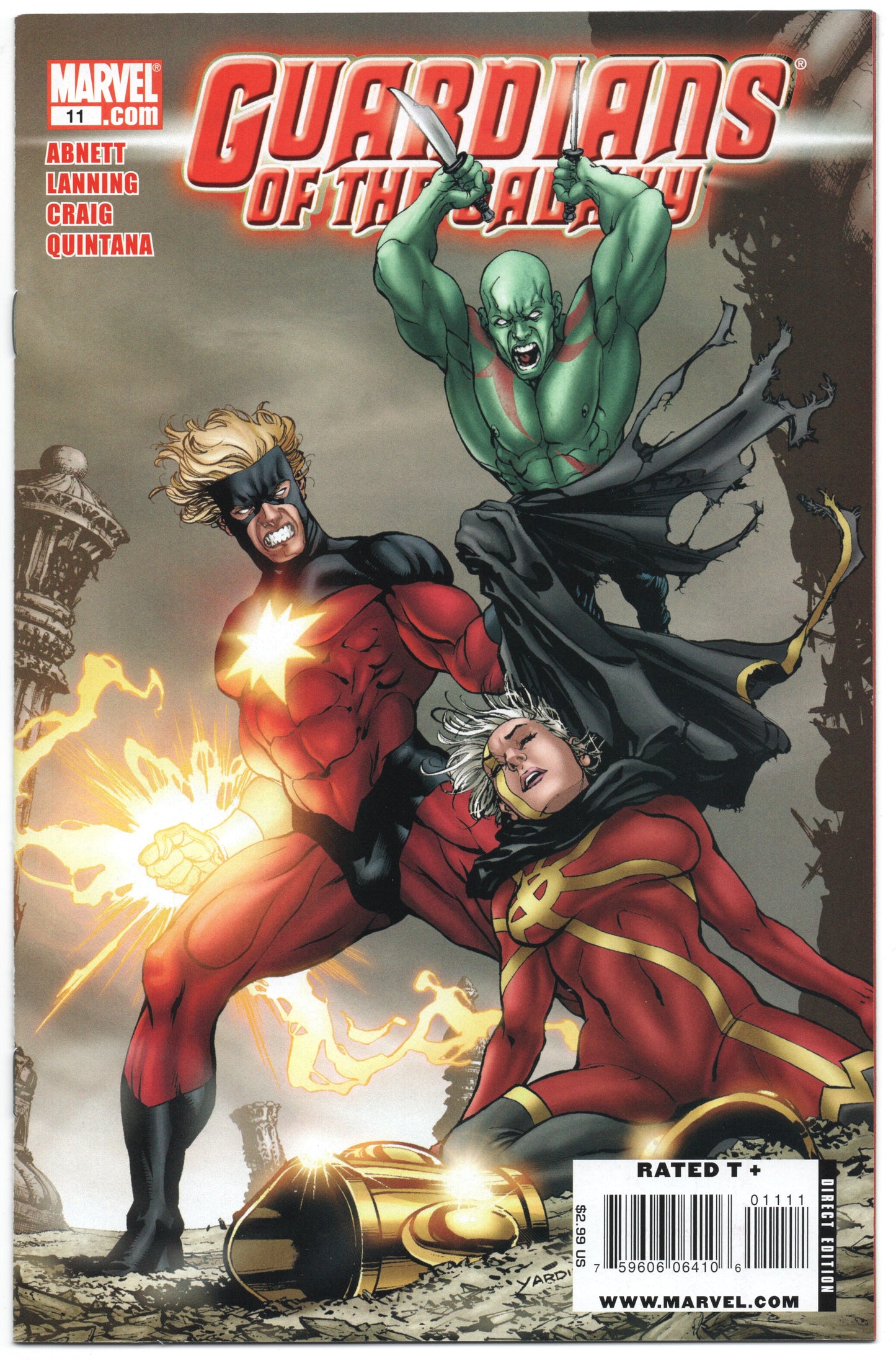 Guardians Of The Galaxy 11 2nd Series Marvel 2009 NM David Yardin War Of Kings - Golden Apple Comics
