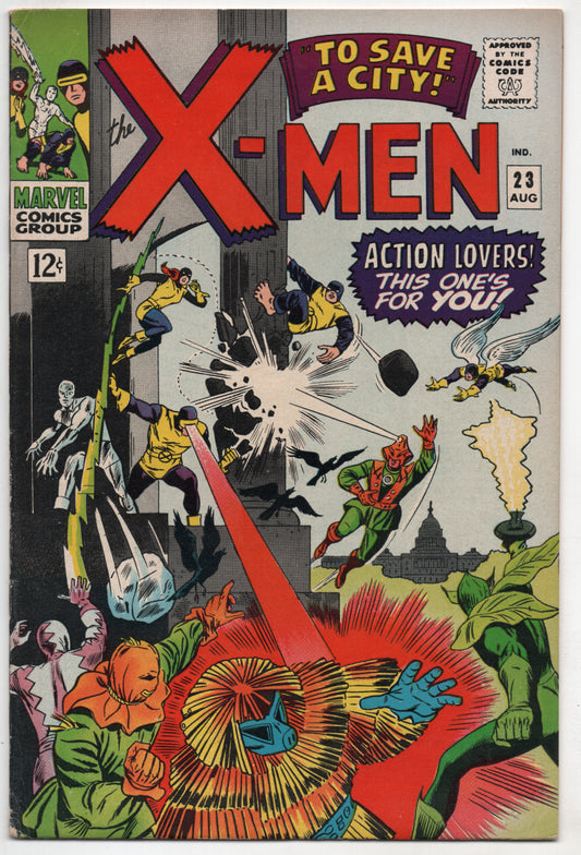 Uncanny X-Men 23 Marvel 1966 FN Roy Thomas
