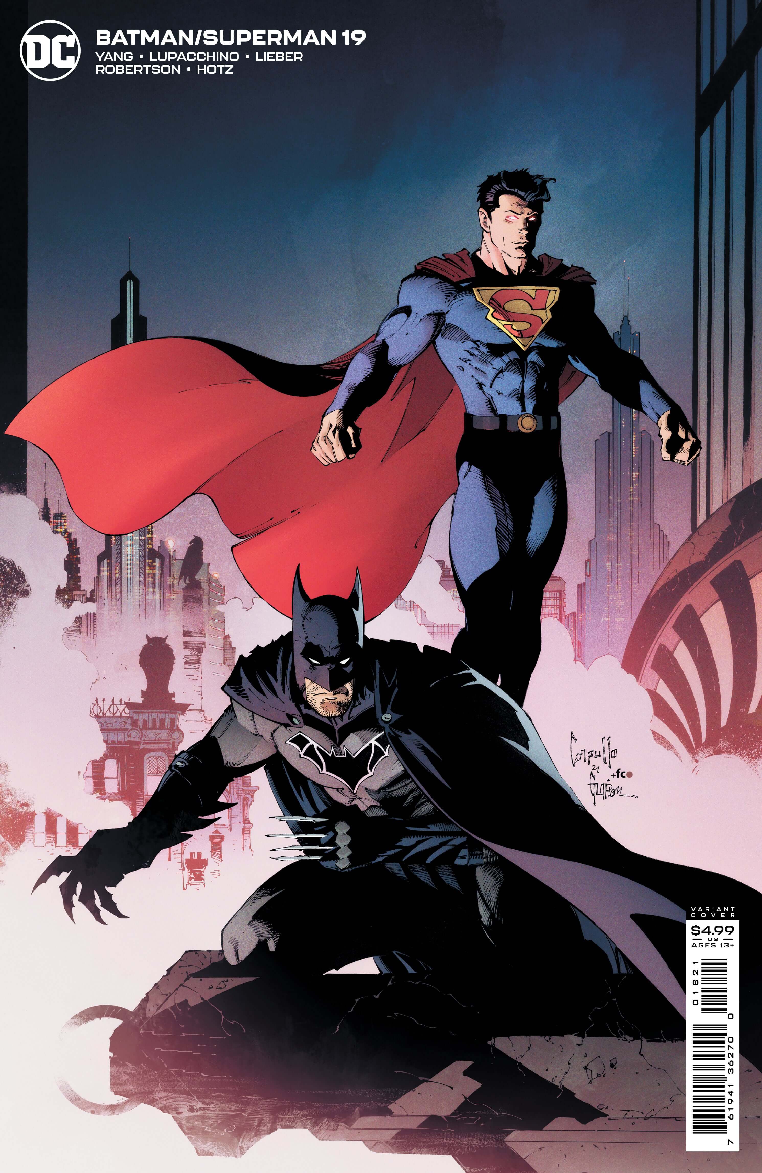 chorro Fácil Campo de minas Batman Superman #19 B Greg Capullo Card Stock Variant (06/22/2021) Dc –  Golden Apple Comics