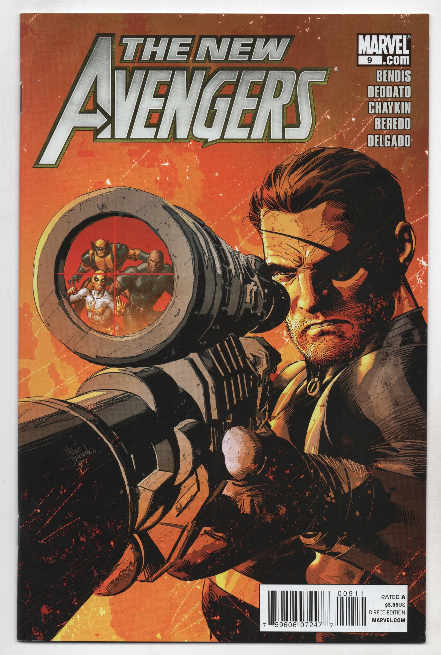 New Avengers 9 2nd Series Marvel 2011 NM Mike Deodato Nick Fury - Golden Apple Comics