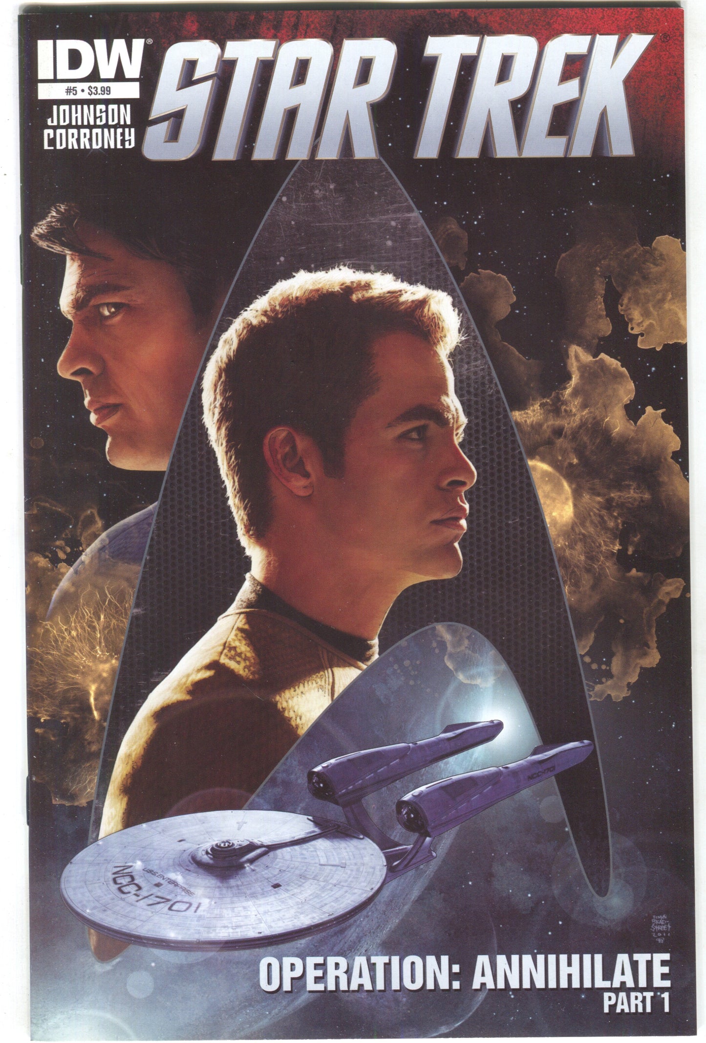 Star Trek 5 A IDW 2012 NM Tim Bradstreet - Golden Apple Comics