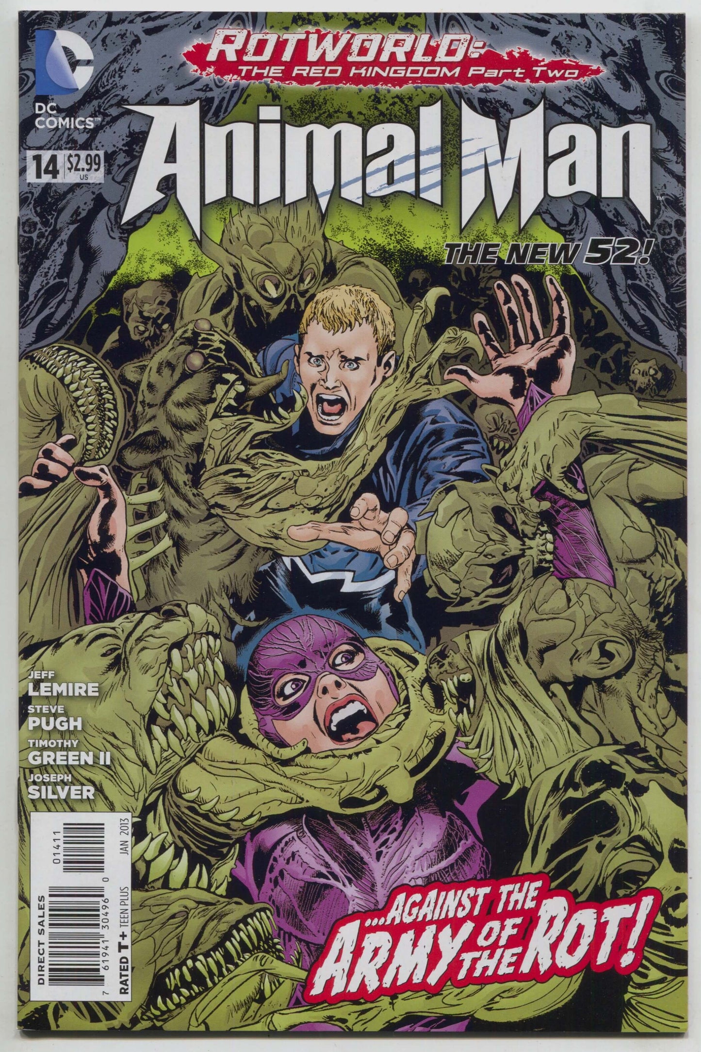 Animal Man 14 2nd Series DC 2011 NM Steve Pugh