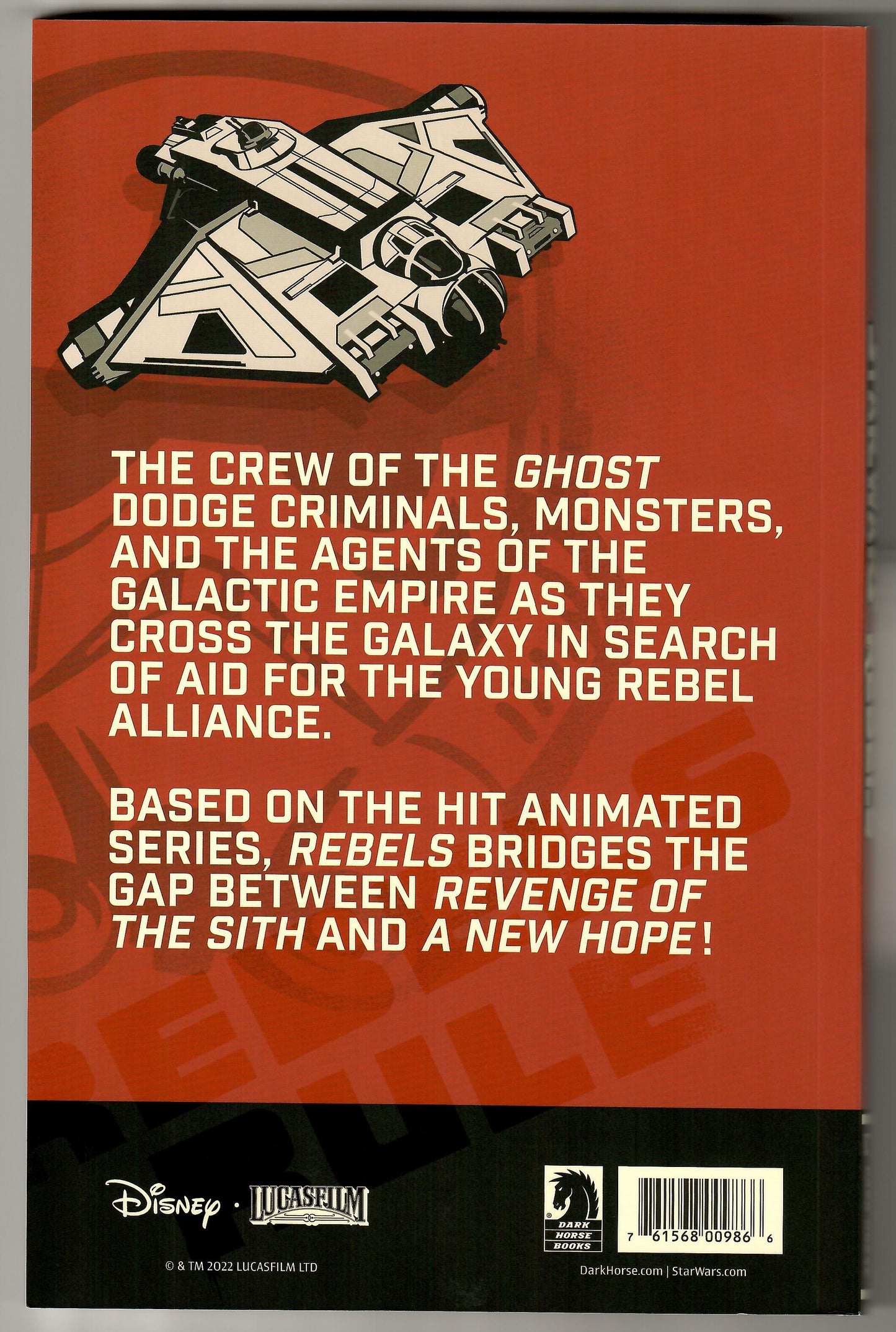 Star Wars Rebels 1 Dark Horse 2022 NM+ 9.6 1 Per Store Retailer Thank You