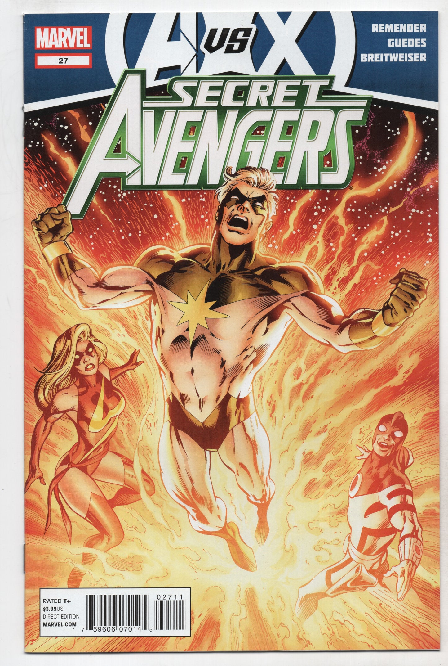 Secret Avengers 27 1st Series 2012 NM Alan Davis Ms Marvel AVX Vs X-Men - Golden Apple Comics