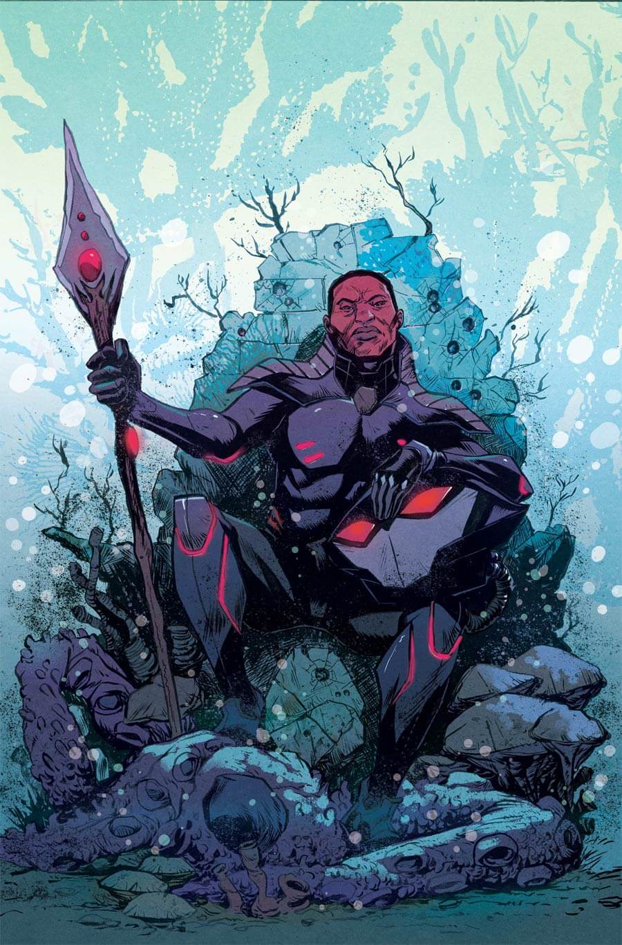 Black Manta #1 (Of 6) B Sanford Greene Card Stock Variant (09/07/2021) Dc - Golden Apple Comics