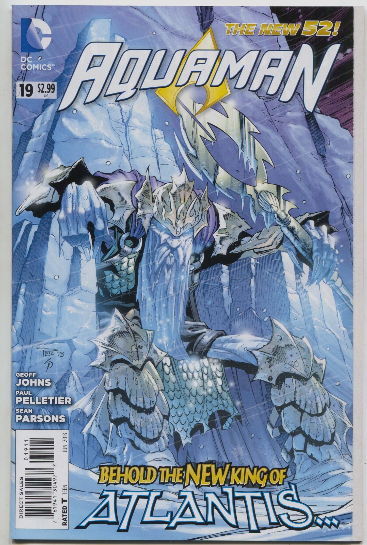 Aquaman 19 A 5th Series DC 2011 NM Paul Pelletier