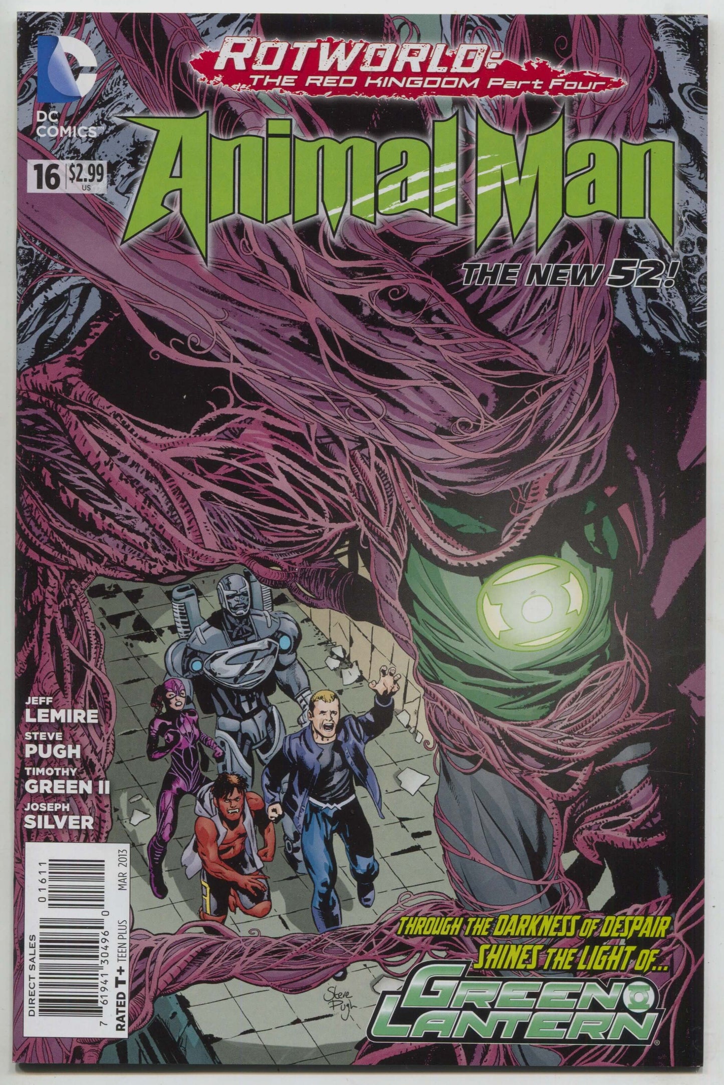 Animal Man 16 2nd Series DC 2011 NM Steve Pugh