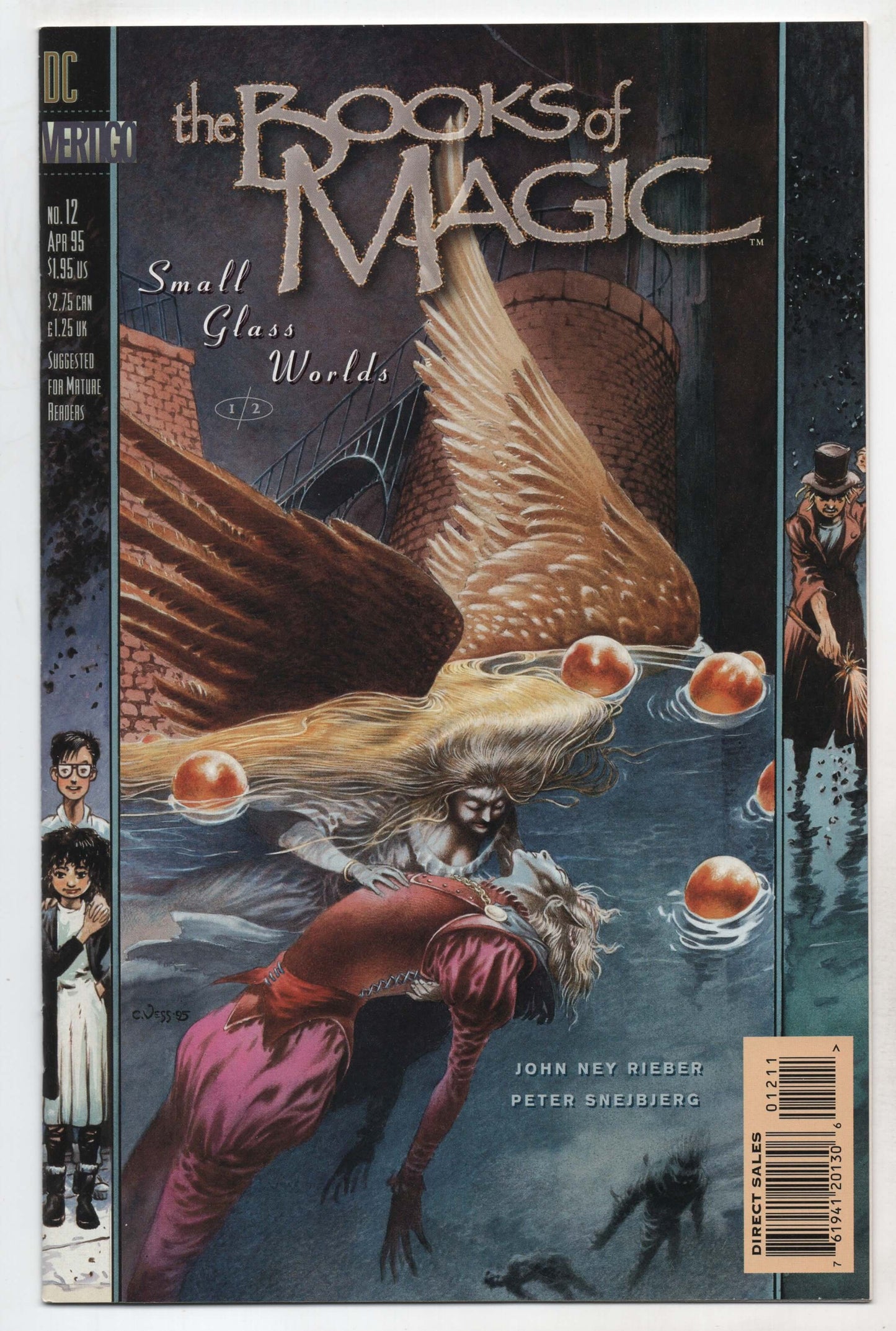 Books Of Magic 12 DC Vertigo 1995 NM Tim Hunter Charles Vess - Golden Apple Comics