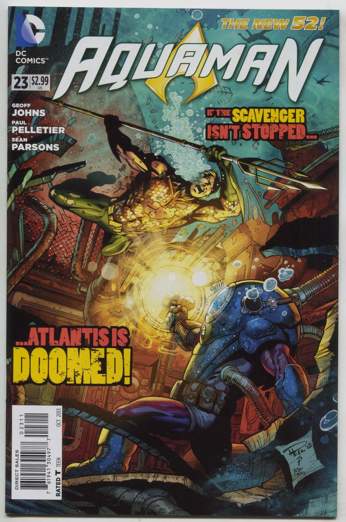 Aquaman 23 A 5th Series DC 2011 NM Paul Pelletier - Golden Apple Comics