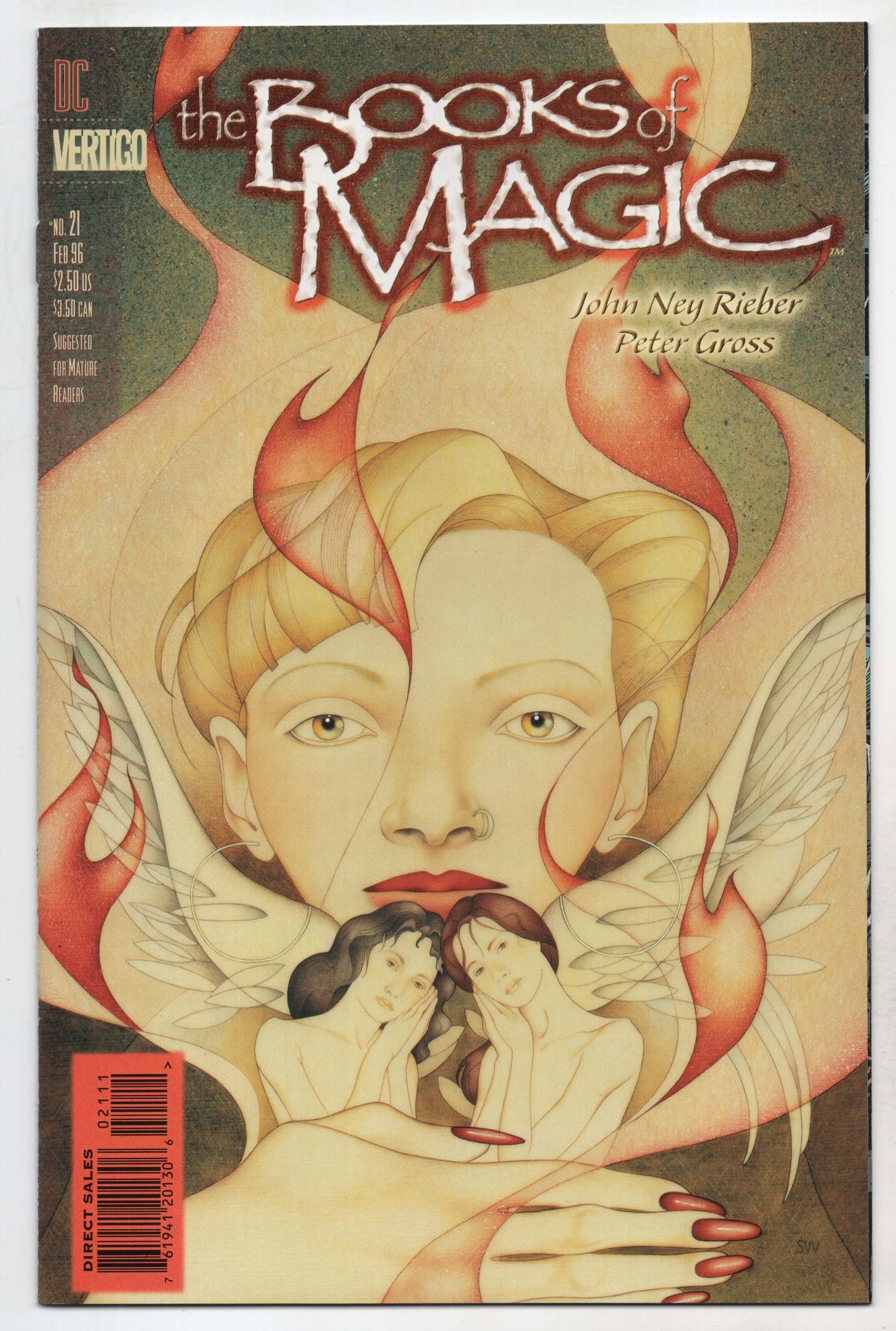Books Of Magic 21 DC Vertigo 1996 NM Tim Hunter - Golden Apple Comics