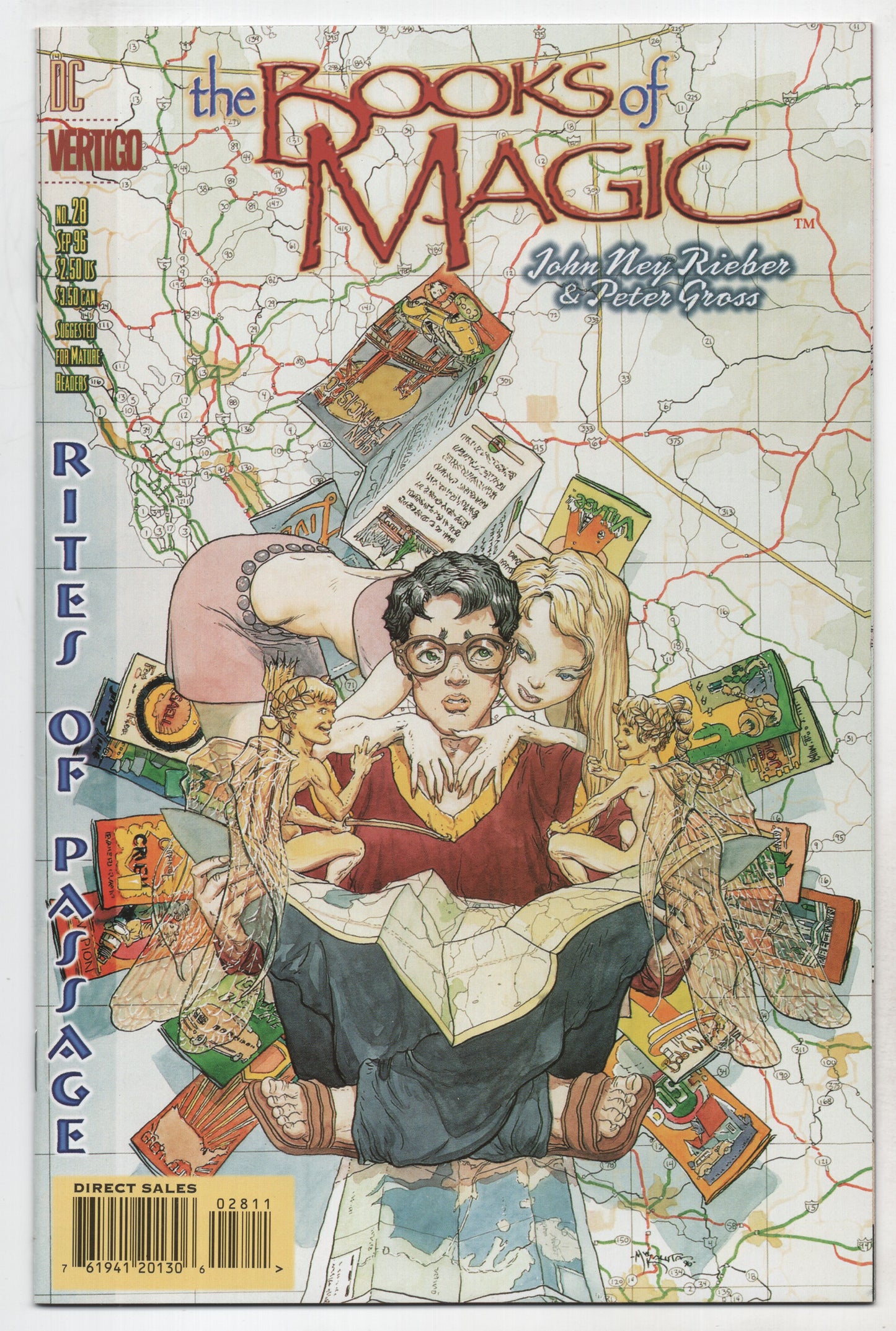 Books Of Magic 28 DC Vertigo 1996 NM Tim Hunter Mike Kulata