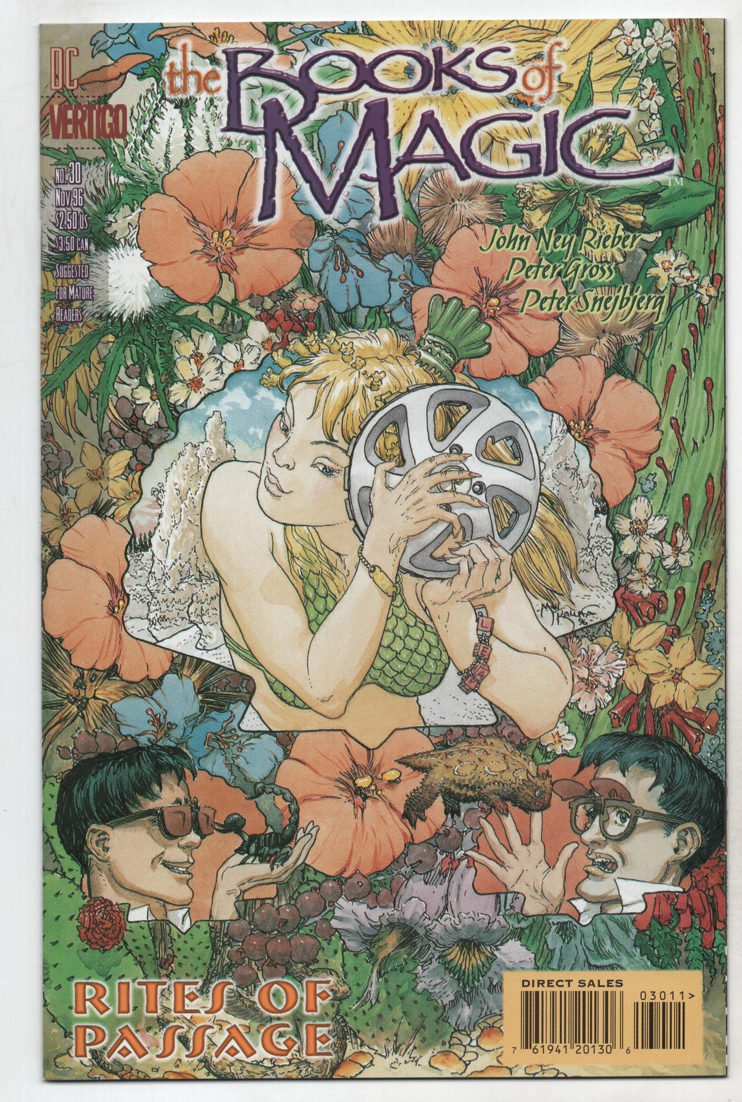 Books Of Magic 30 DC Vertigo 1996 NM Tim Hunter Mike Kulata - Golden Apple Comics