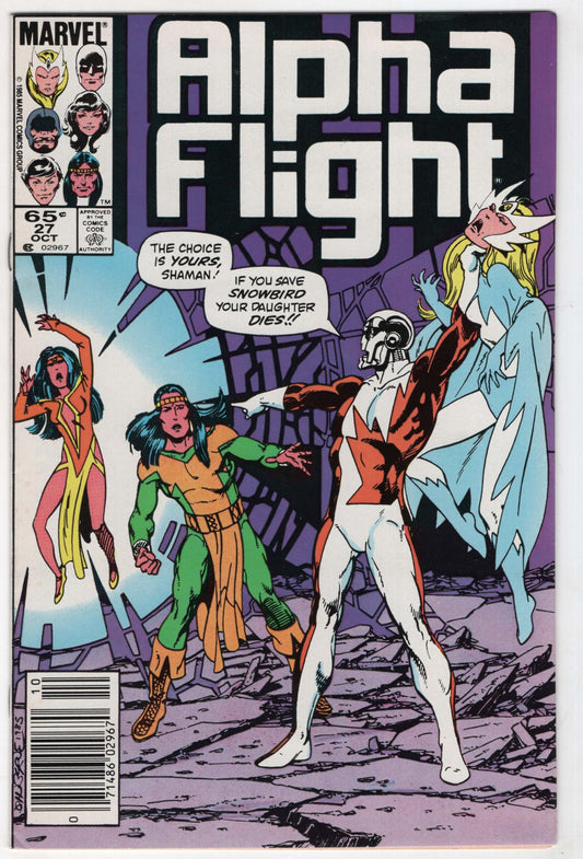 Alpha Flight 27 Marvel 1985 John Byrne