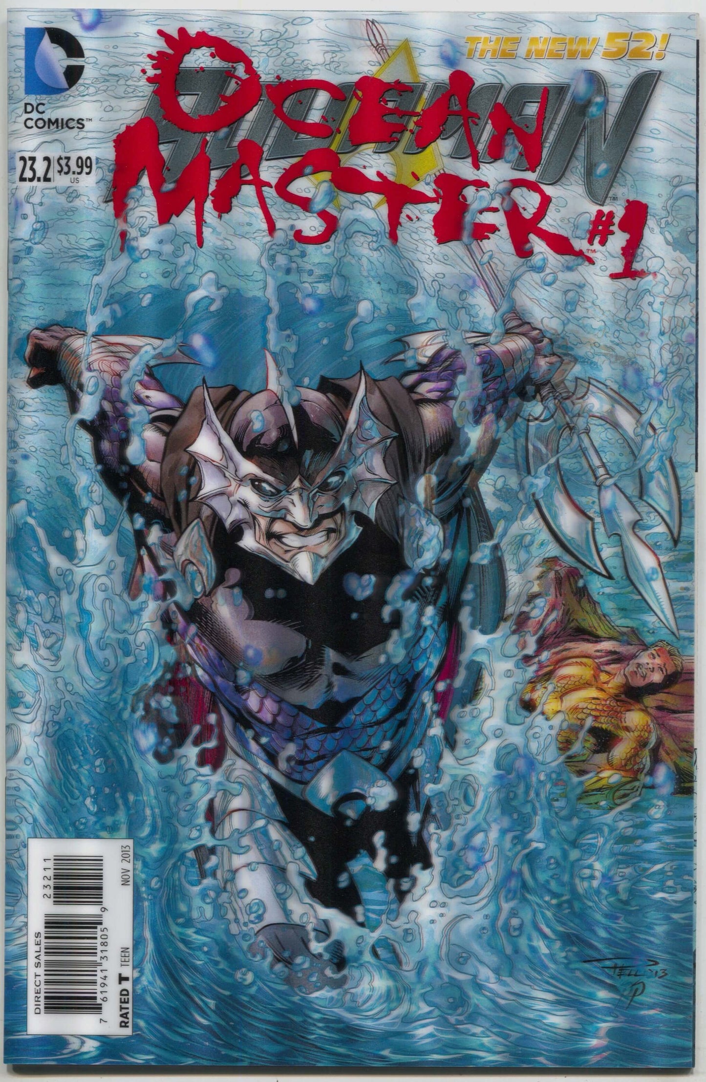 Aquaman 23.2 A 5th Series DC 2011 NM Paul Pelletier Ocean Master - Golden Apple Comics