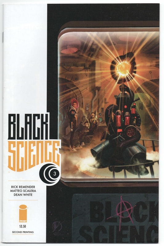 Black Science 3 B Image 2014 NM 2nd Print Matteo Scalera Rick Remender