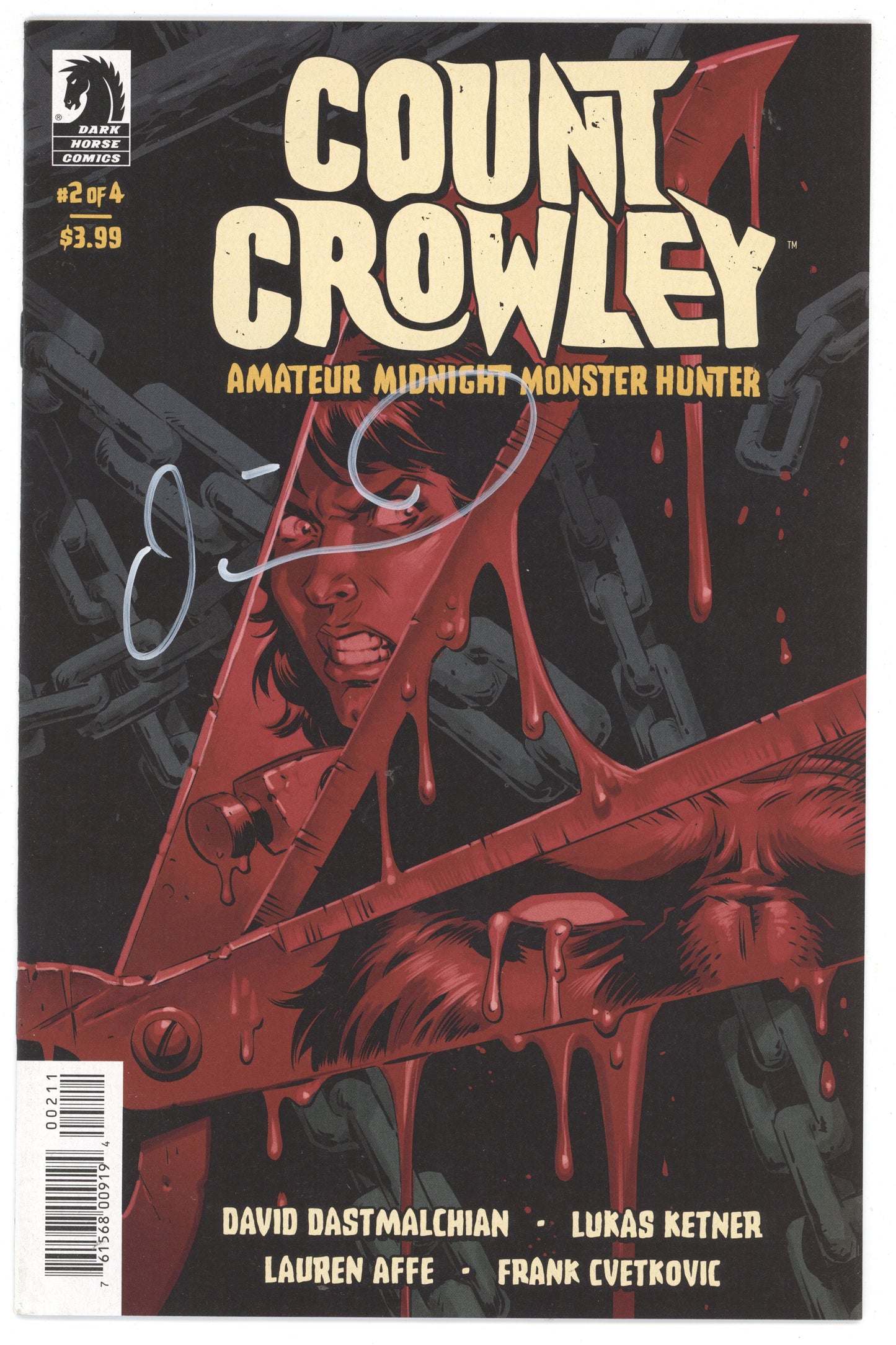 Count Crowley Amateur Midnight Monster Hunter #2 (Of 4) David Dastmalchian SIGNED (05/18/2022) Dark Horse - Golden Apple Comics