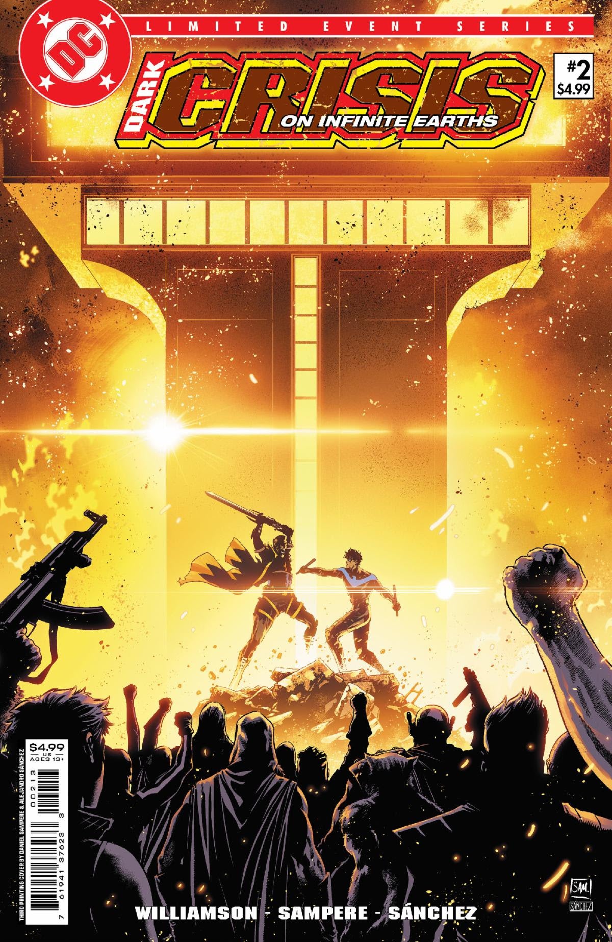 Dark Crisis On Infinite Earths #2 (Of 7) 3rd Print Daniel Sampere Variant (09/27/2022) Dc