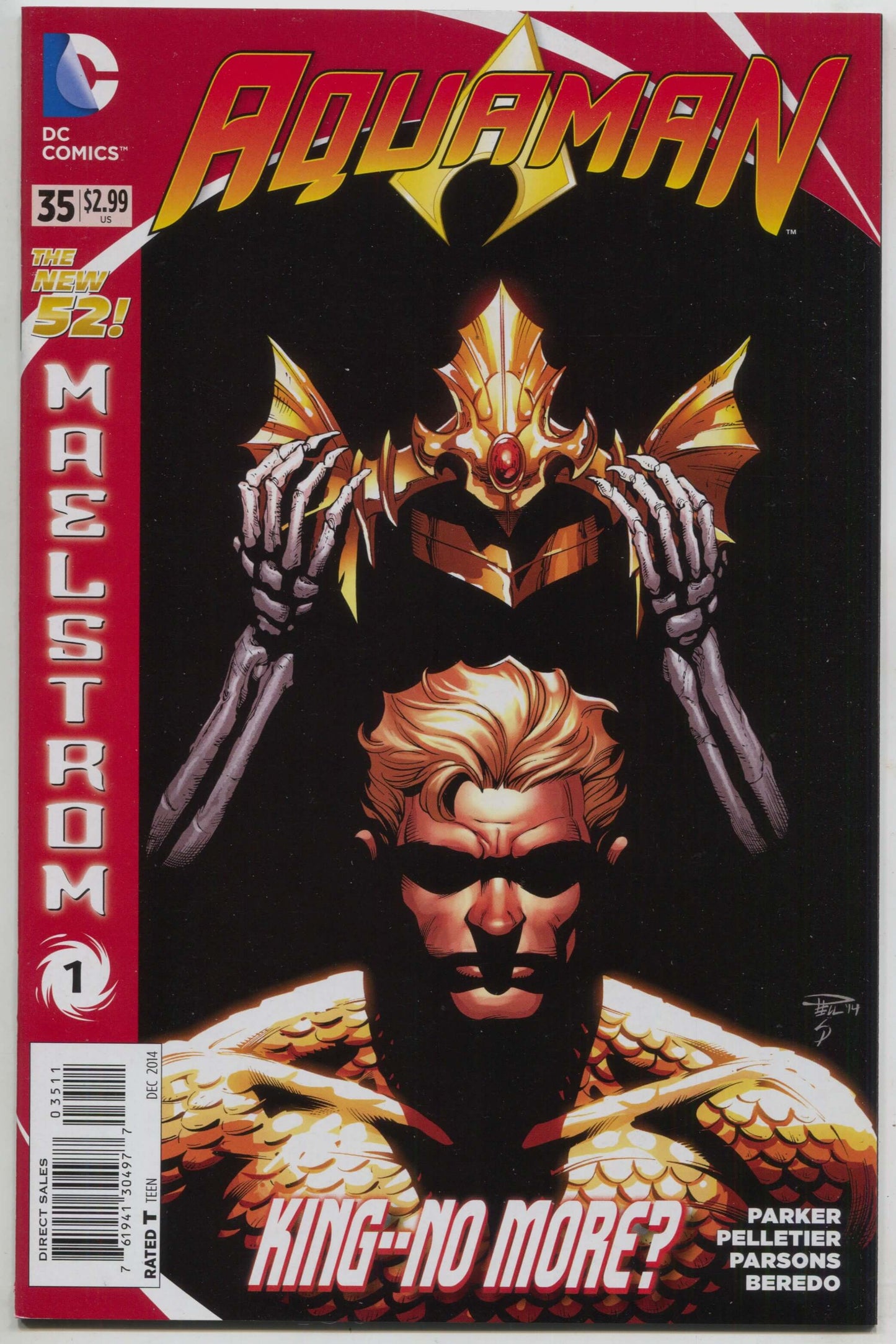Aquaman 35 A 5th Series DC 2011 NM Paul Pelletier