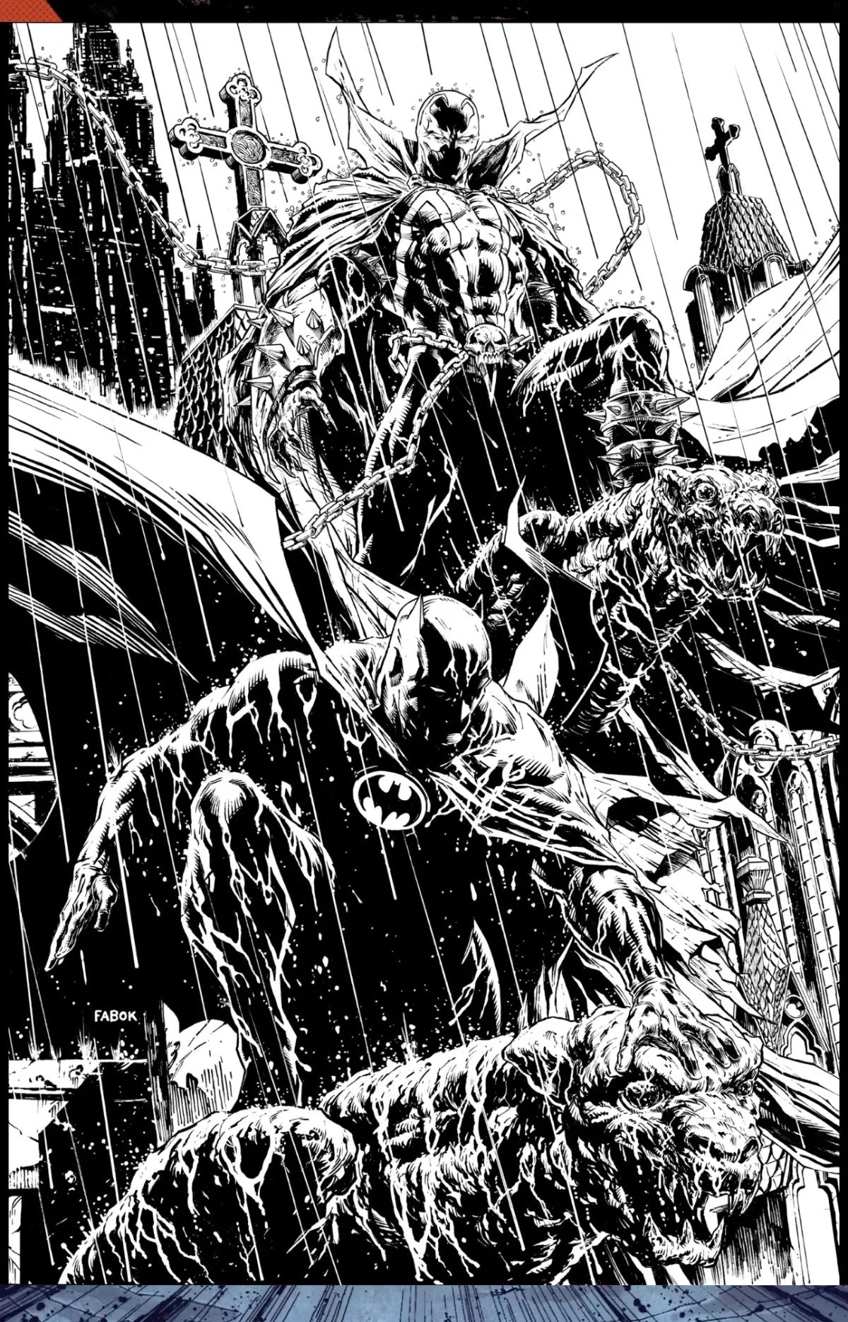 Batman Spawn #1 (One Shot) L 1:25 Jason Fabok Variant (12/13/2022) Dc