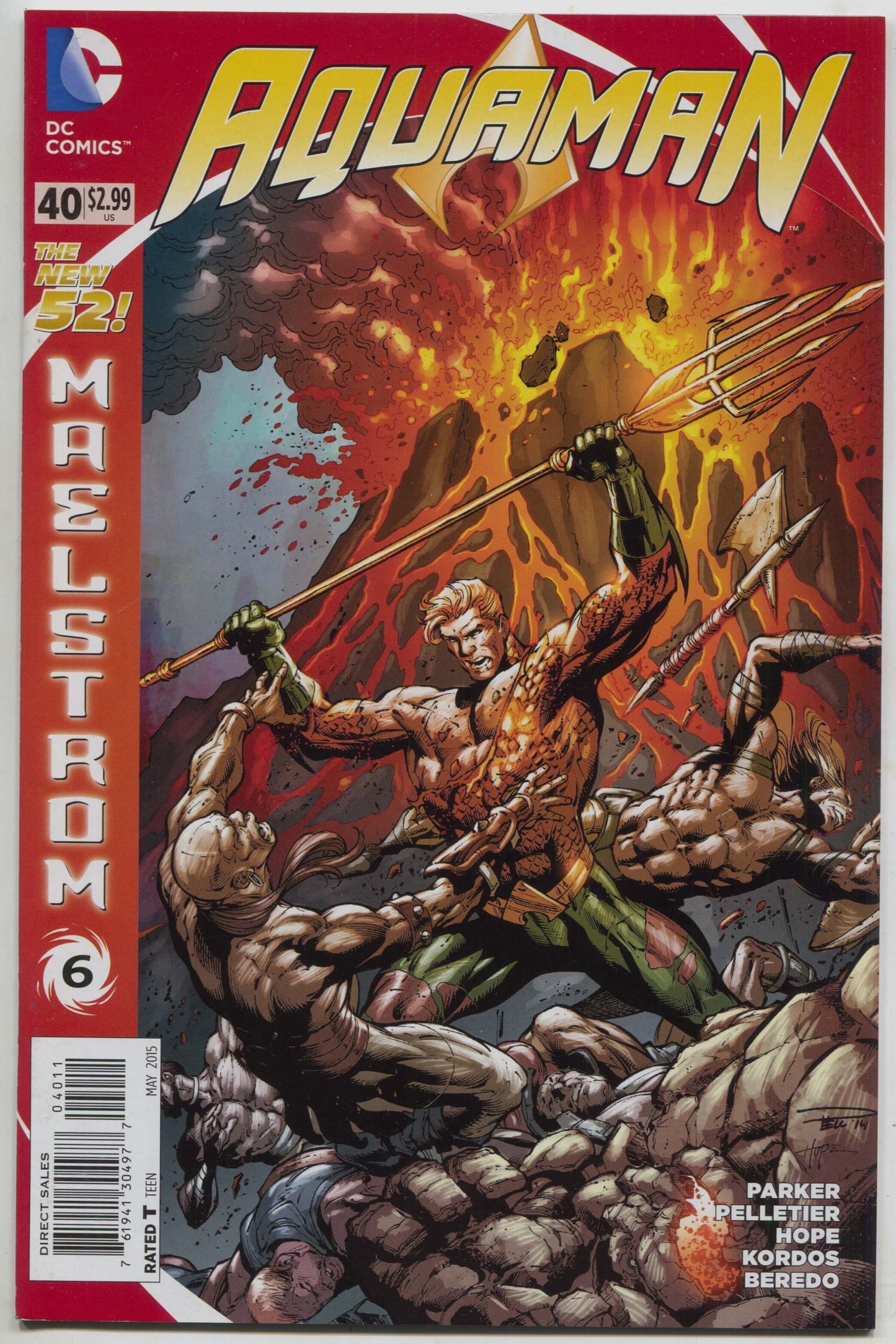 Aquaman 40 A 5th Series DC 2011 NM Paul Pelletier